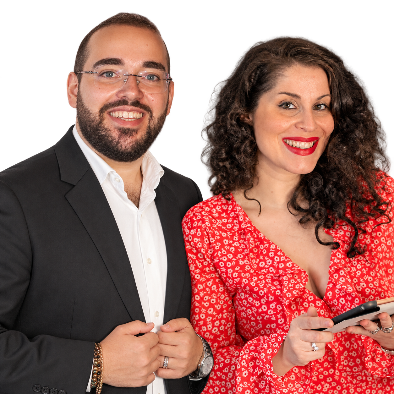 Andrea Pietrocola a sinistra e Valentina Pietrocola a destra, founder di Maraki